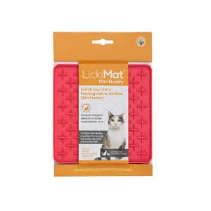 LickiMat® Mini Buddy Pink lakumatt kassidele