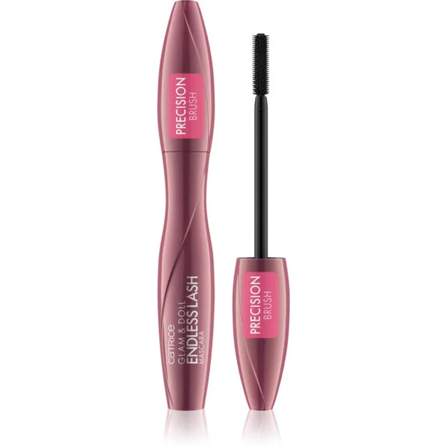 Catrice Glam & Doll Endless Lash Volüümi lisav ja tugevdav ripsmetušš varjund Black 10 ml