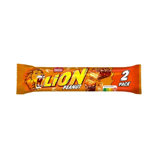 Šokolaadibatoon Peanut 2pakk, LION, 62 g
