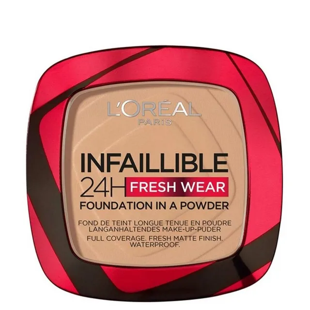 L'OREAL Infaillible 24h Fresh Wear Foundation In A Powder No.140 Golden Beige 9g