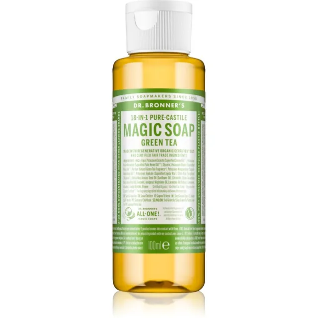 Dr. Bronner’s Green Tea Universaalne vedelseep 100 ml