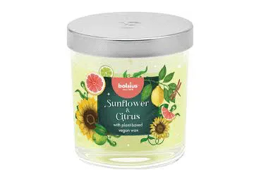 Küünal klaasis BOLSIUS Sunflower&Citrus