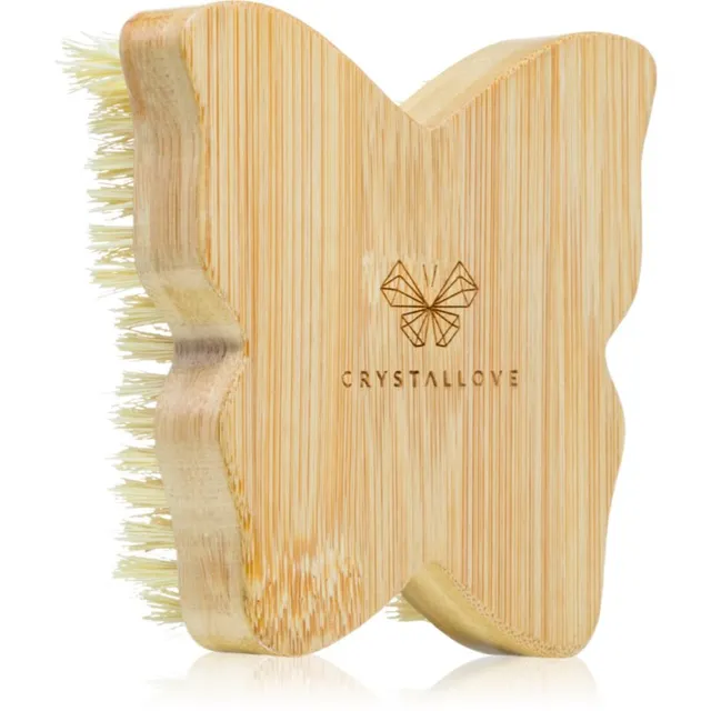 Crystallove Bamboo Butterfly Agave Body Brush Massaažihari kehale 1 tk