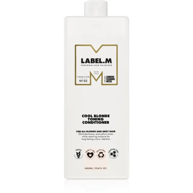 label.m Cool Blonde Conditioner Niisutav palsam kollaste toonide neutraliseerimiseks 1000 ml