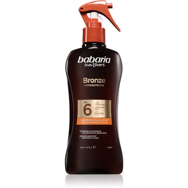 Babaria Sun Protective Pihustatav päevitusõli SPF 6 300 ml