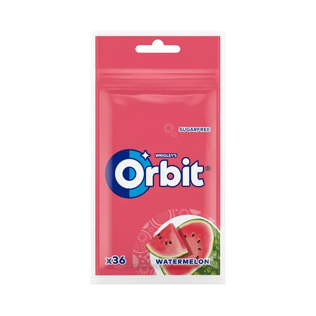 Närimiskumm arbuusimaitseline, ORBIT, 50 g