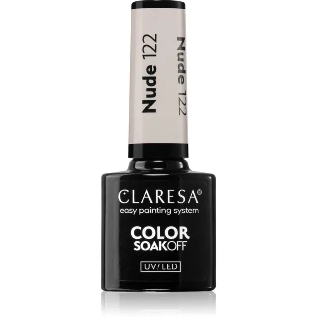 Claresa SoakOff UV/LED Color Nude Geelküünelakk varjund 122 5 g