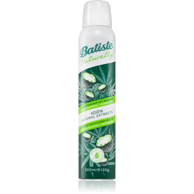 Batiste Naturally Coconut & Hemp Värskendav, õli imav kuivšampoon 200 ml