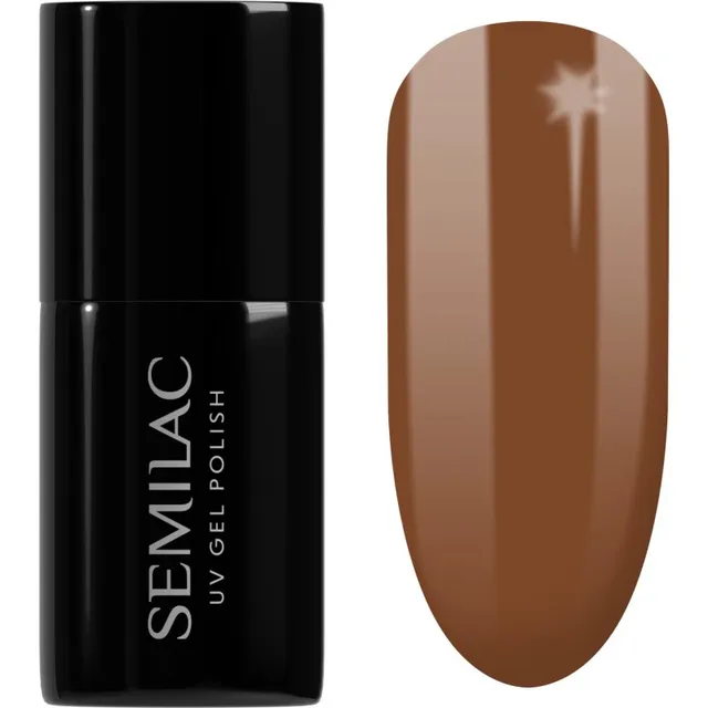 Semilac UV Hybrid WellBeing Geelküünelakk UV / LED lambiga kasutamiseks varjund 653 Mud Bath 7 ml