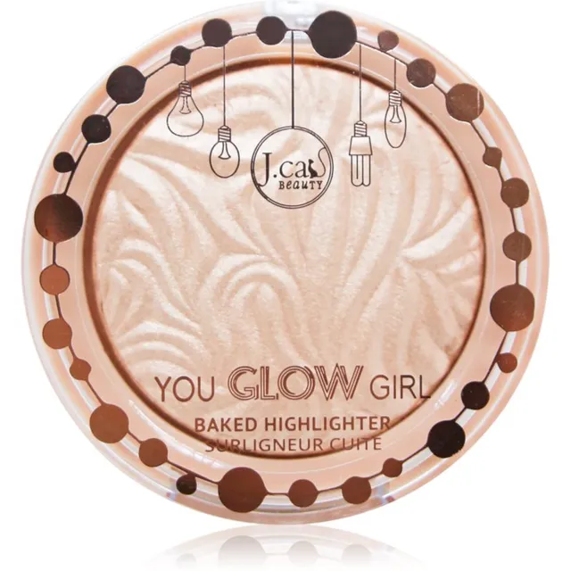 J.Cat Beauty You Glow Girl Küpsetatud esiletõstja varjund 111 Seaside Frost 8.5 g