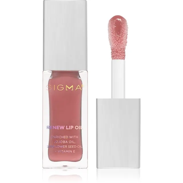 Sigma Beauty Renew Lip Oil Huuleõli lisab niiskust ja sära varjund Tranquil 5,2 g