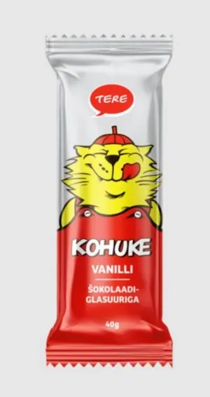 Tere Kohuke Vanilli Šokolaadiglasuuriga 40g