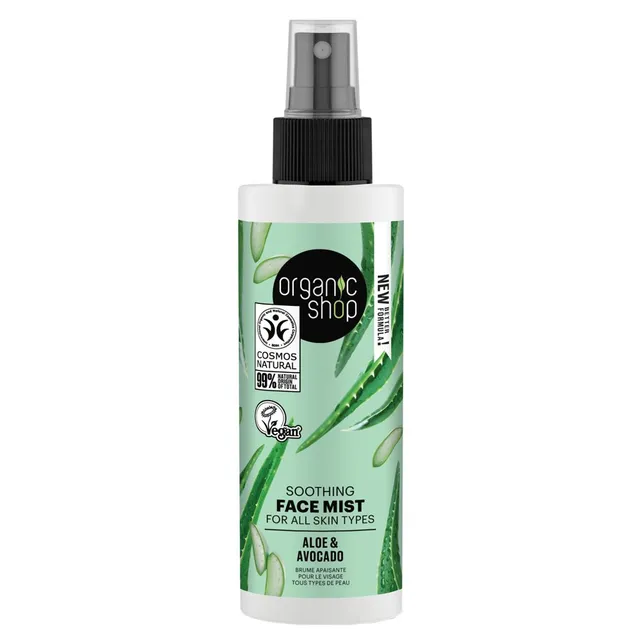 ORGANIC SHOP Aloe & Avocado Soothing Face Mist 150ml