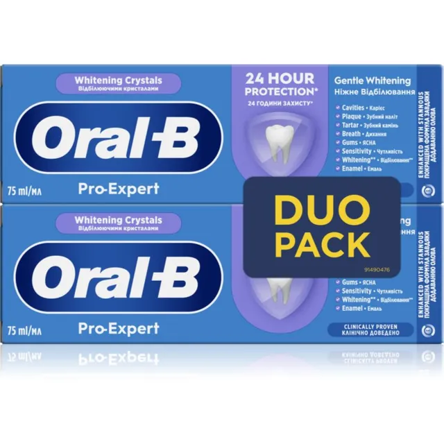Oral-B Pro Expert Gentle Whitening Valgendav hambapasta 2x75 ml