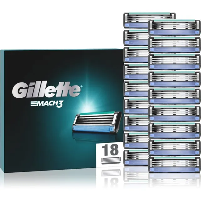 Gillette Mach3 Asendusterad 18 tk
