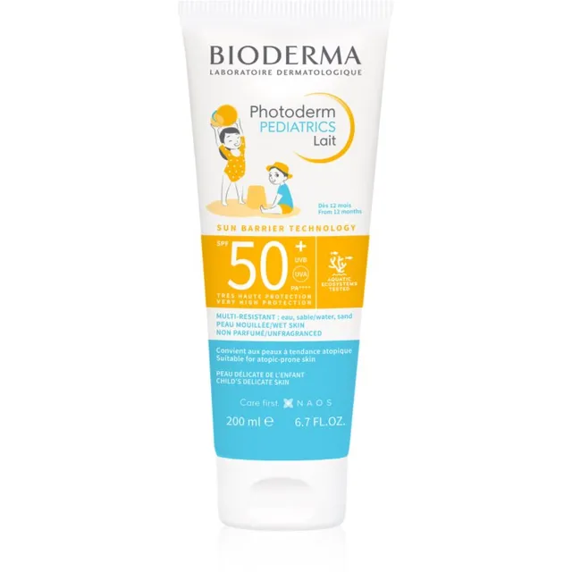Bioderma Photoderm Pediatrics Päevituspiim lastele 200 ml