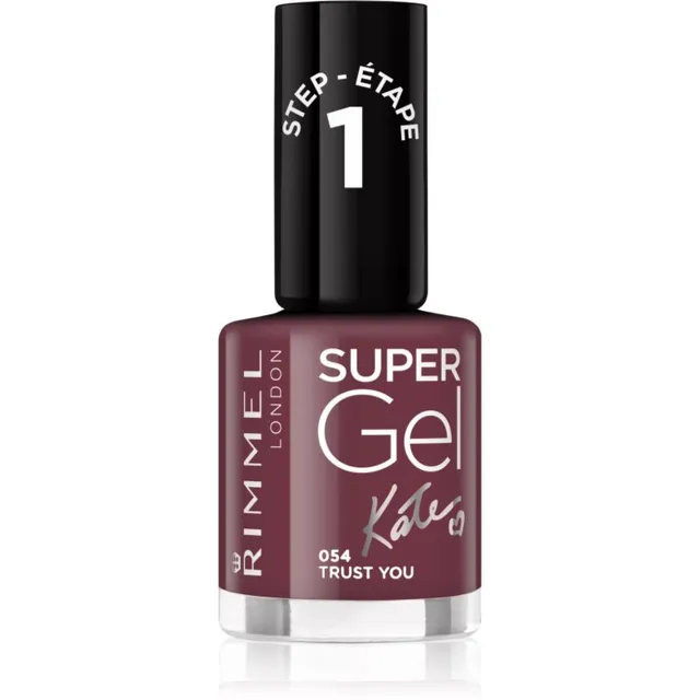 Rimmel Super Gel By Kate Geelküünelakk ilma UV / LED-lampide kasutamiseta varjund 054 Trust You 12 ml