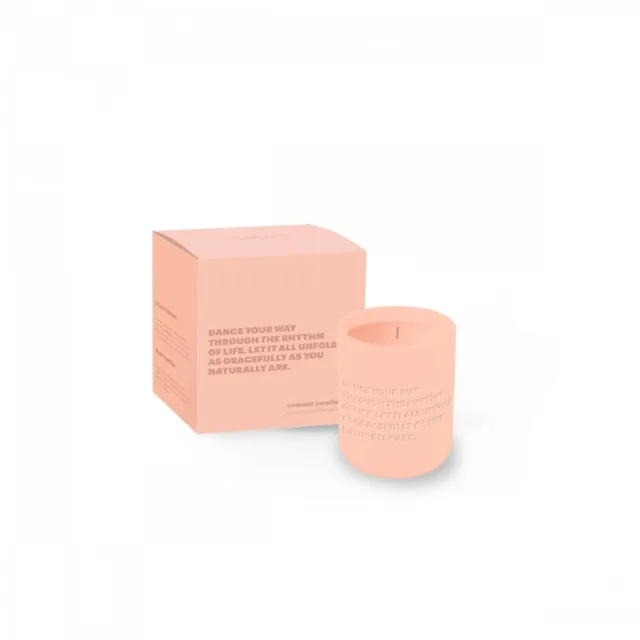 The Gift Label Cemented Candle - STUDIO - Dance Your Way Through The