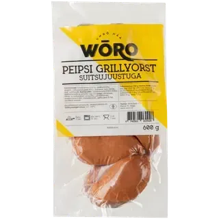 Wõro Peipsi Grillvorst Suitsujuustuga 600G