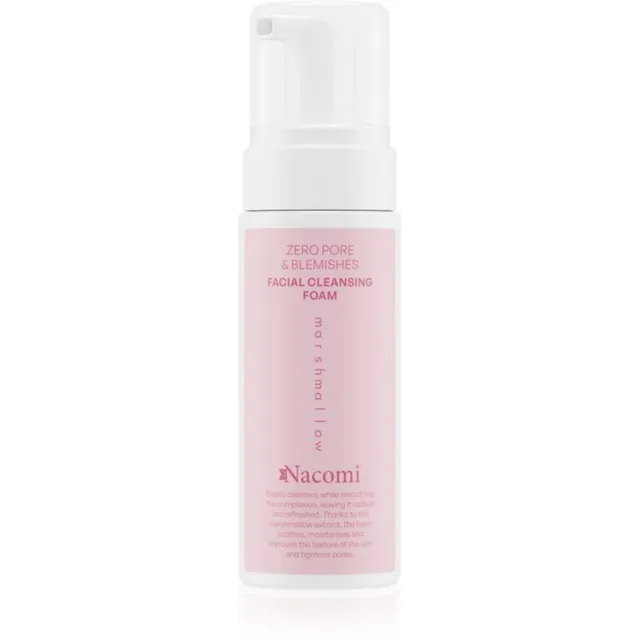 Nacomi Zero Pore & Blemishes Puhastav vaht Marshmallow 150 ml