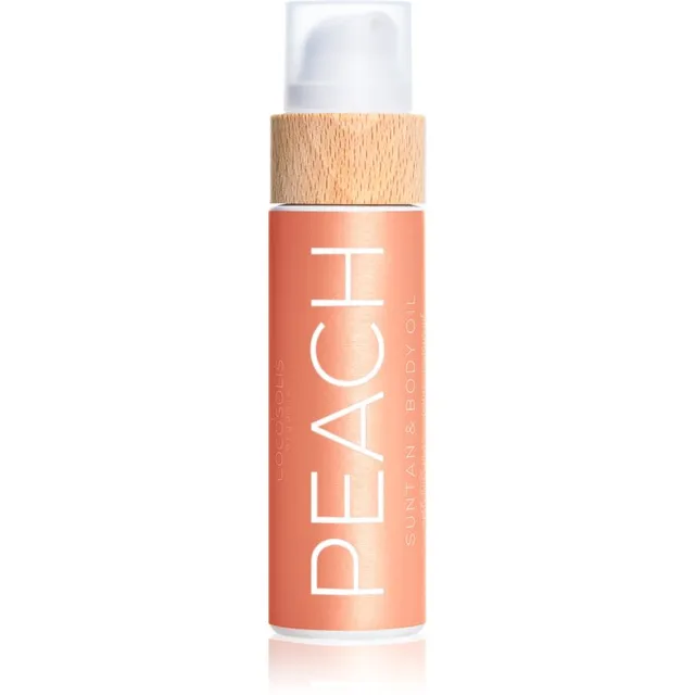 COCOSOLIS PEACH hooldav päevitusõli ilma päikesekaitsefaktorita lõhn Peach 100 ml