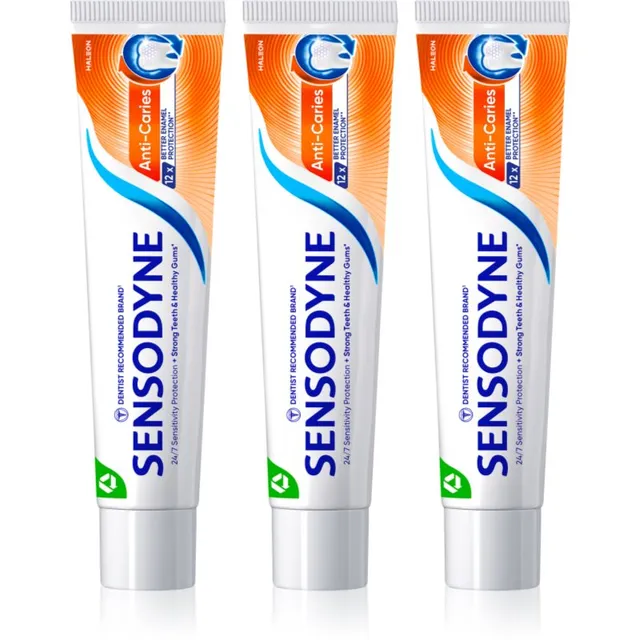 Sensodyne Anti Caries Anti Carries Hambapasta hambakaariese vastu 3x75 ml