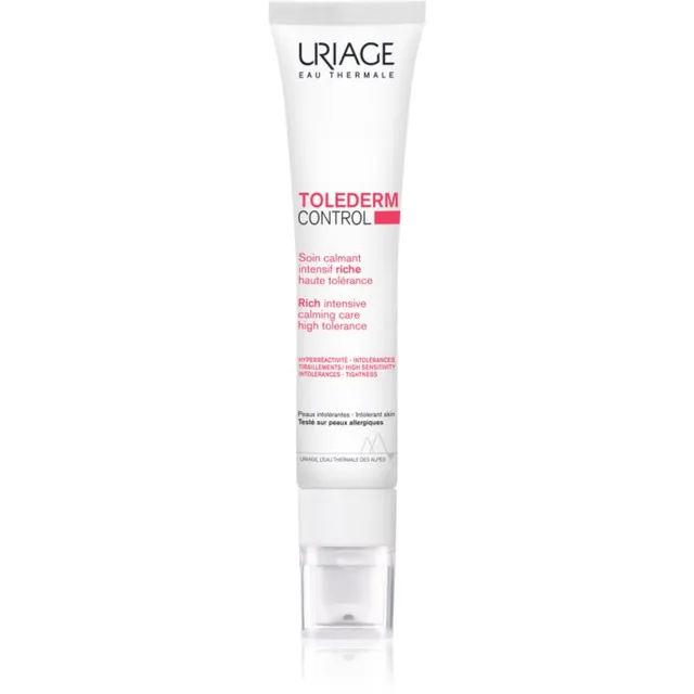 Uriage Toléderm Control Rich Soothing Care Toitev ja rahustav kreem tundlikule ja ülitundlikule nahale 40 ml