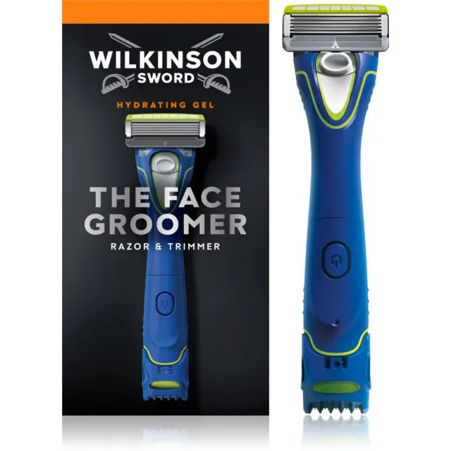 Wilkinson Sword Hydro5 The Face Groomer Trimmer ja pardel märjaks raseerimiseks