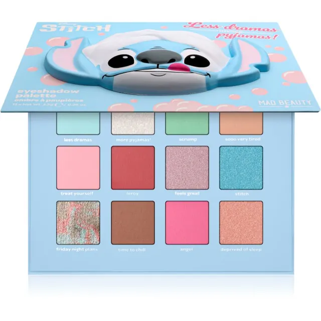 Mad Beauty Disney Stitch Pamper Lauvärvipalett 12x2.5 g