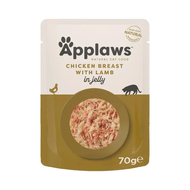 Applaws kassi einekotike, kana/lammas želees, 70 g