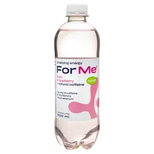 Energiajook Yuzu, vaarika ja sidruni ekstraktiga, FOR ME, 500 ml