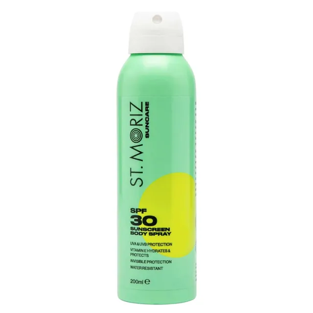 ST. MORIZ Suncare Body Sunscreen Spray SPF30 200ml