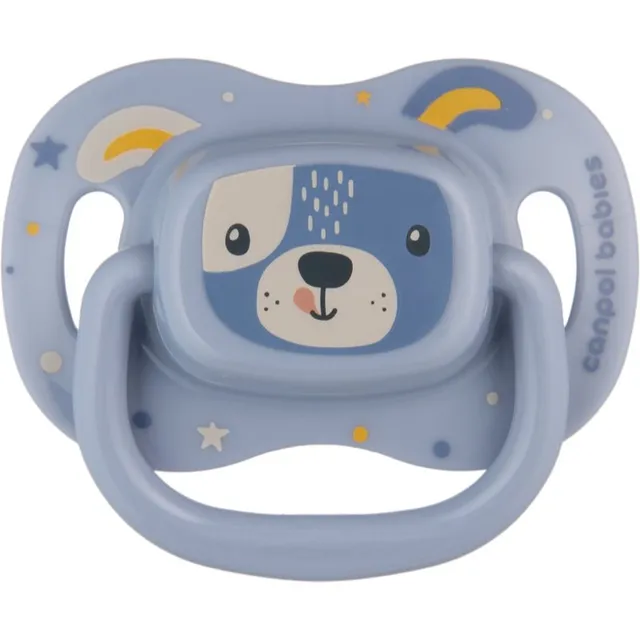 Canpol babies Cute Animals Soother 6-18m lutt Blue 1 tk