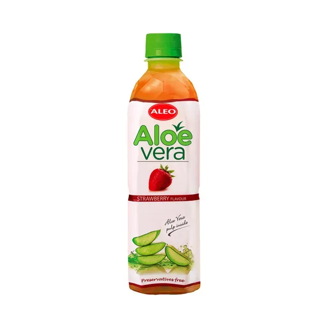 Maasikamaitseline Aloe Vera jook, ALEO, 500 ml