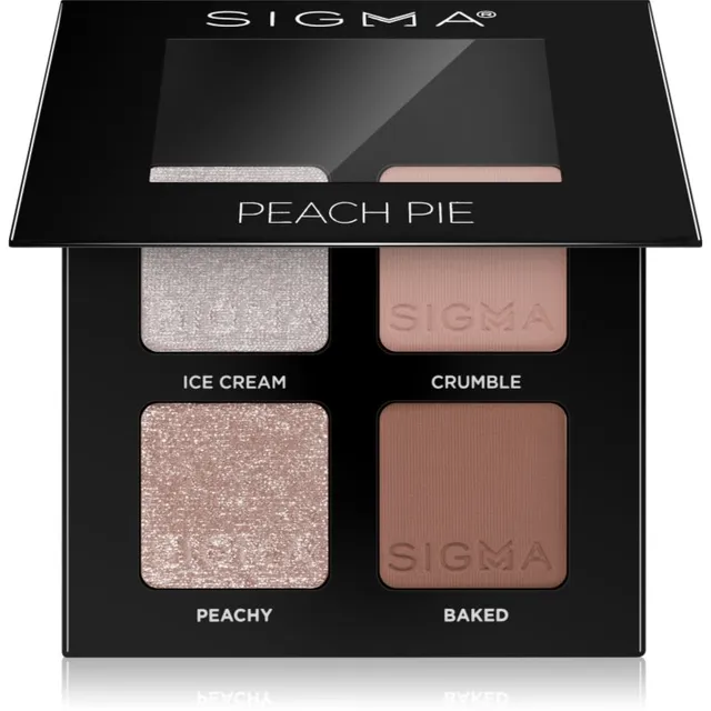 Sigma Beauty Quad Lauvärvipalett varjund Peach Pie 4 g