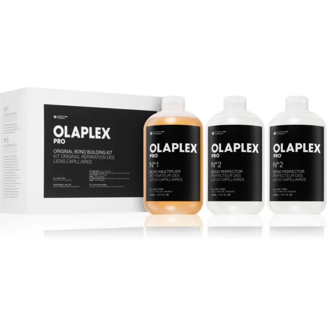 Olaplex Set Bond Building Kit Juuksehooldus keemiliselt töödeldud juustele 3 tk