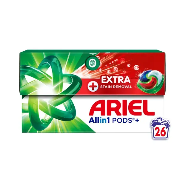 Geelkapslid Extra Clean, ARIEL, 26 tk