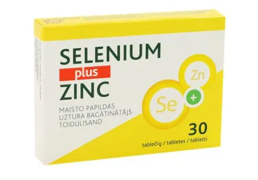 Toidulisand Seleen plus Zinc, SE+ZN 30tk