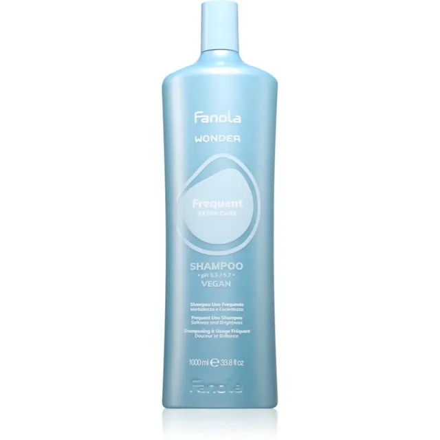 Fanola Wonder Frequent Shampoo Šampoon säravate ja pehmete juuste jaoks 1000 ml