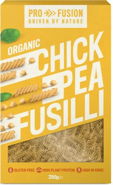 Kikerherne makaronid FUSILLI, ökoloogilised