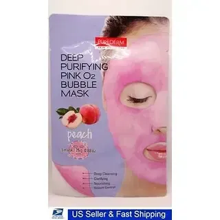 Purederm näomask Deep Purifying Pink O2 Bubble