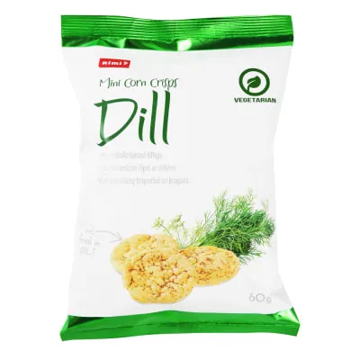 Väiksed maisikrõpsud tilliga Rimi 60g