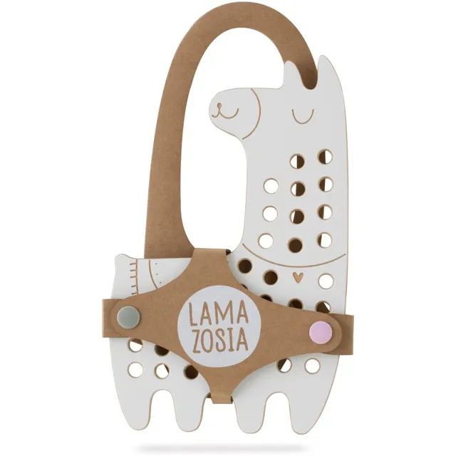 Milin Big Wooden Lacing Toy Lama Lily aktiveeriv mänguasi 20,5 cm x 13 cm x 0,7 cm 1 tk