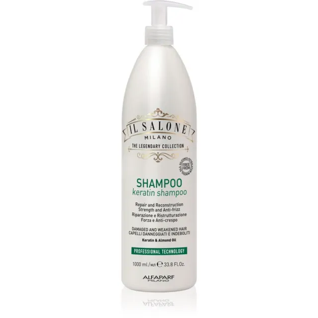 Alfaparf Milano Il Salone Milano Keratin Taastav šampoon kahjustatud juustele 1000 ml
