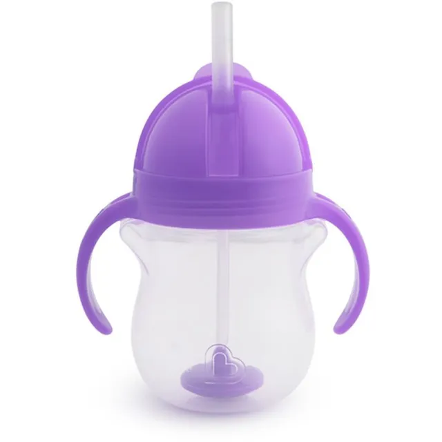 Munchkin Click Lock™ Tip & Sip Tass kõrrega raskusega Purple 6 m+ 1 tk