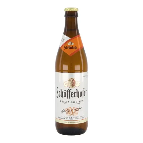 Schöfferhofer Kristallweizen nisuõlu alk.5.0% vol 500ml Saksamaa