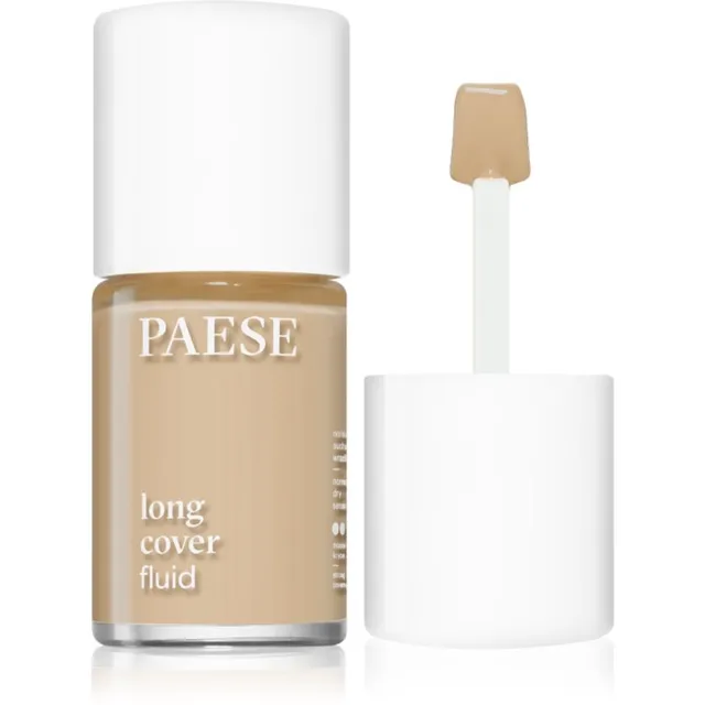 Paese Long Cover Fluid Väga hea katvusega vedel jumestuskreem varjund 1,5 Beige 30 ml