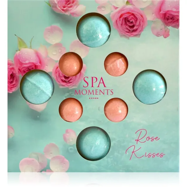 Spa Moments Rose Kisses Kihisevad vannipommid