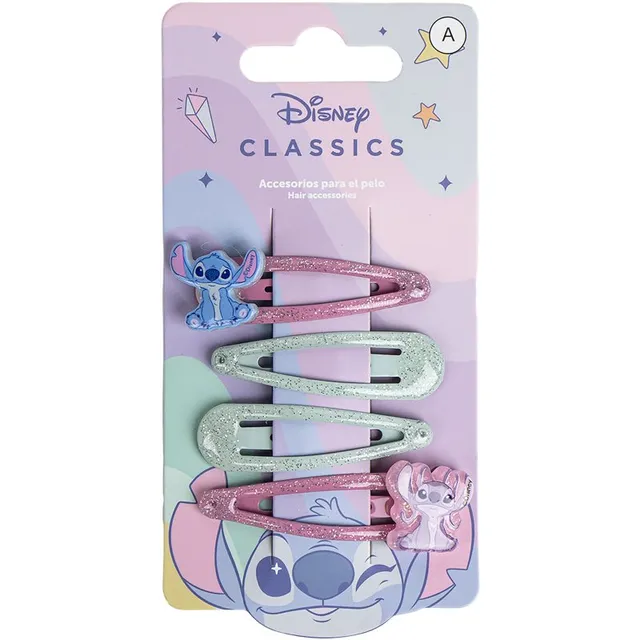 Disney Stitch Hair Accessories Juuksenõelad lastele 4 tk