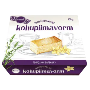 Vanilli kohupiimavorm, FARMI, 250 g
